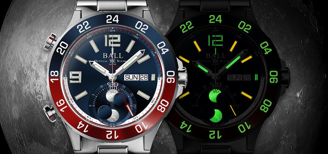Ball Roadmaster Marine GMT Moon Phase