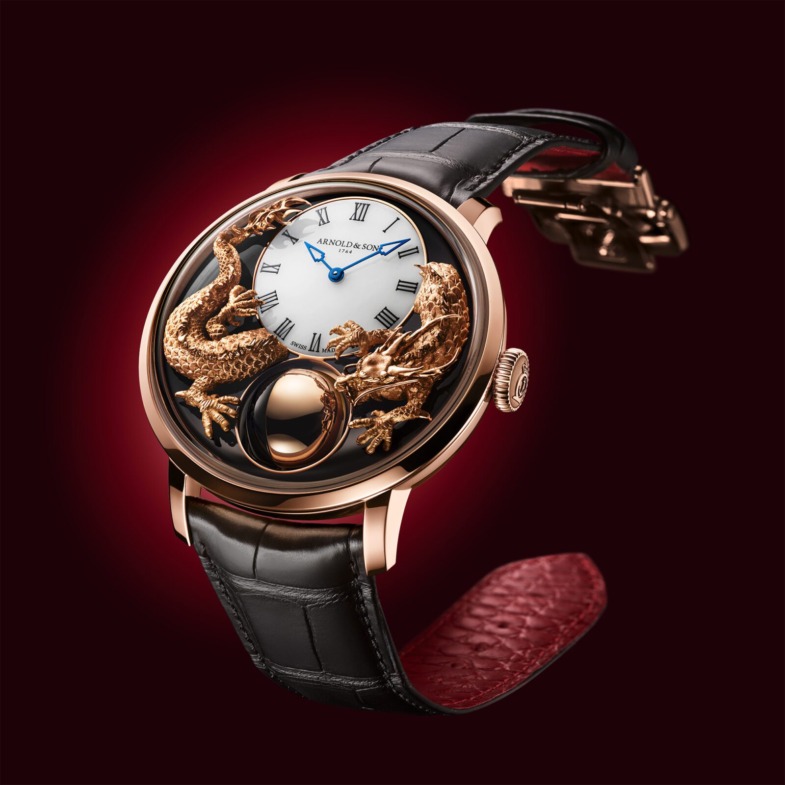 Perpetual Moon Red Gold Year of the Dragon