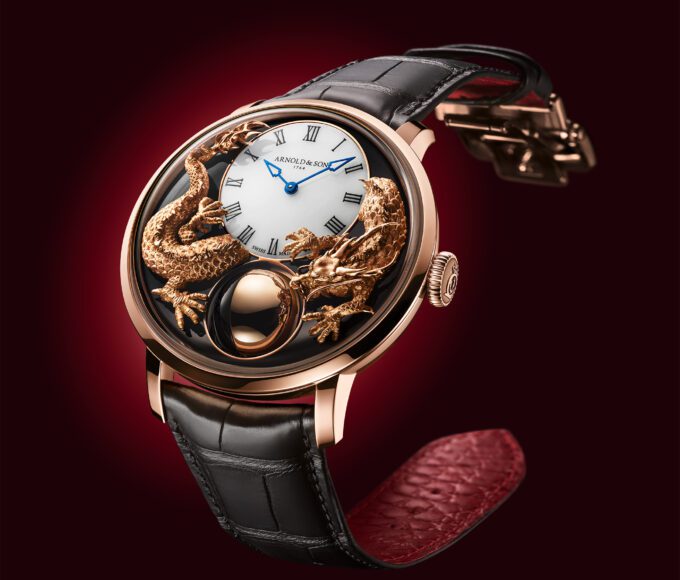 Perpetual Moon Red Gold Year of the Dragon