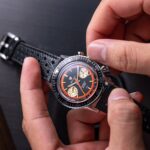 Nivada Grenchen Chronoking „Paul Newman“ Orange