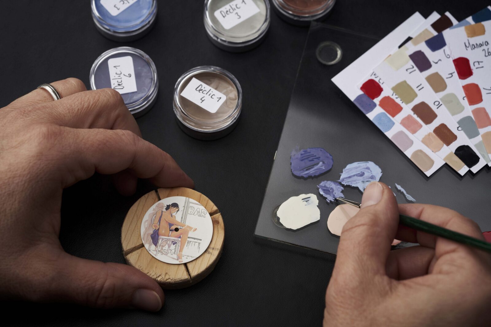 Umělecká díla na číselnících hodinek