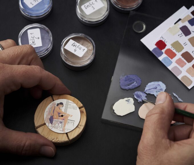 Umělecká díla na číselnících hodinek