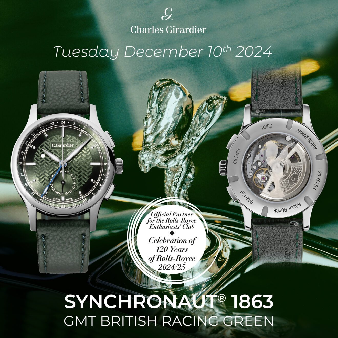 Charles Girardier Synchronaut 1863 GMT