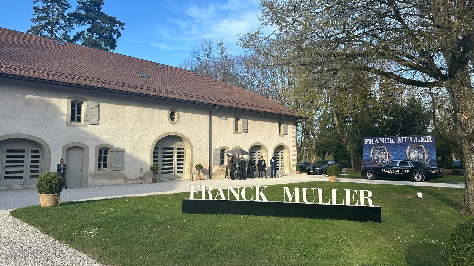 Sídlo uskupení Franck Muller u Ženevy