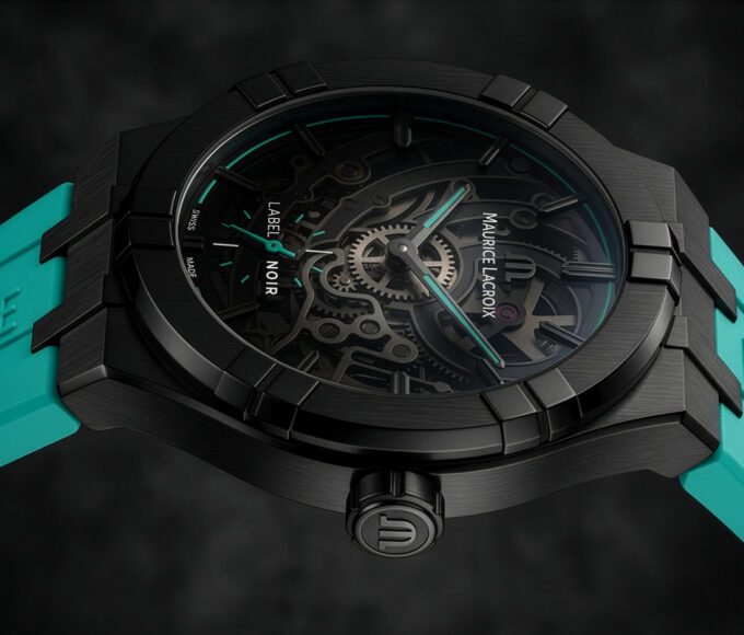 Maurice Lacroix x Label Noir Aikon Manufacture Skeleton
